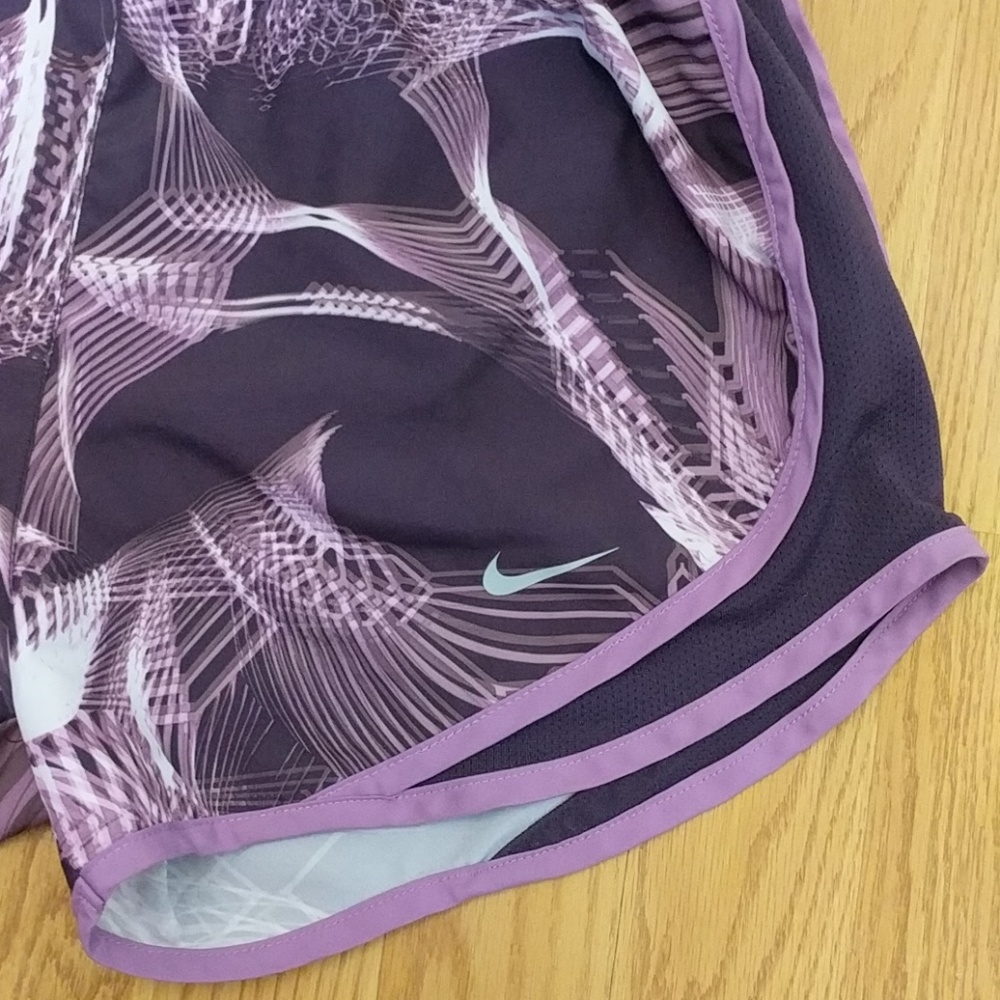 Nike Purple Graphic Running Shorts Liner Gem